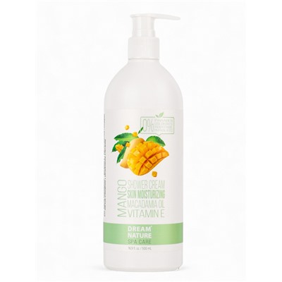 Подарочный набор женский DREAM NATURE SPA CARE увлажнение и питание, гель для душа и шампунь по 500 мл, аромат манго