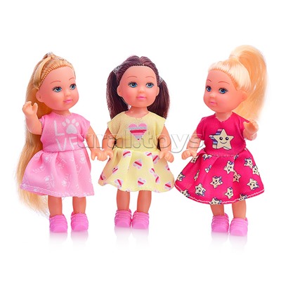 Набор кукол "Подружки" с аксессуарами, в коробке