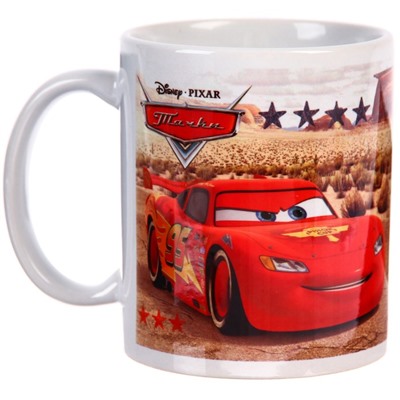 Кружка керамическая «Чемпион», 320 мл, Тачки МИКС