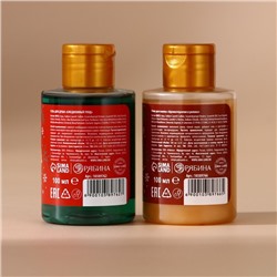 Подарочный набор новогодний женский «Зимнее чудо»: гель для душа и пена для ванны, 2×100 мл, URAL LAB