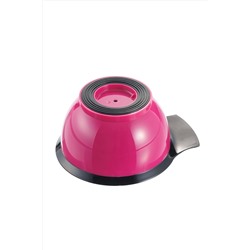 Dewal Чаша для смешивания краски с ручкой и прорезиненной вставкой T-006fuchsia, пластик, розовый, 330 мл KRISTALLER, 1127111