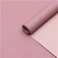 Бумага упаковочная крафт, ванильный-капучино, для цветов и флористики, 0.68×10 м