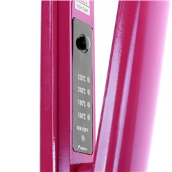 УЦЕНКА Щипцы-гофре Luazon LW-12, 35 Вт, керамическое покрытие, 40х110 мм, 210 °C, красные