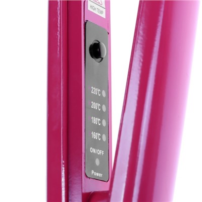 УЦЕНКА Щипцы-гофре Luazon LW-12, 35 Вт, керамическое покрытие, 40х110 мм, 210 °C, красные