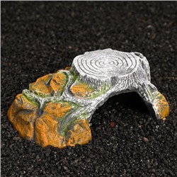 Укрытие для террариума под дерево, 18×9.5×6 см