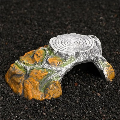 Укрытие для террариума под дерево, 18×9.5×6 см