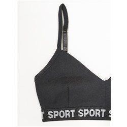 4026-23 Топ для девочки темно-серый (BAYKAR)