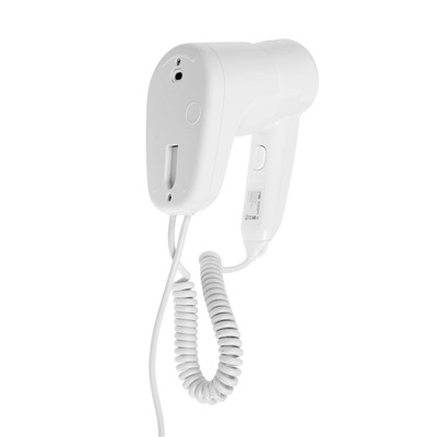 Фен LGE-006, 1300 Вт, настенный, 2 скорости, крепление, белый