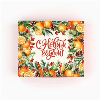 Упаковка для кондитерских изделий «Новогодняя ботаника», 20×17×6 см