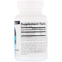 Source Naturals, экстракт красного клевера, 500 мг, 60 таблеток