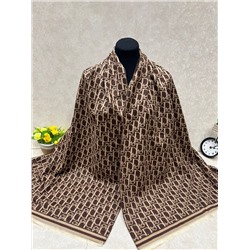 Тёплый палантин из кашемира, мультицвет