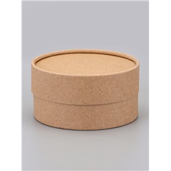 Набор круглых подарочных коробок, завальцованные крафт, набор 12 шт., 12×6 см