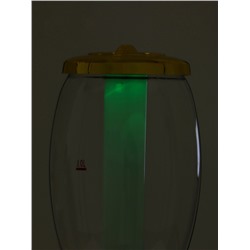 Башня пивная MonlinGold, колба 3 л, ёмкость для льда, подсветка, пластик, золотистый