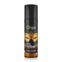 Съедобный гель Dual Vibe Sex On The Beach с эффектом вибрации и вкусом коктейля «секс на пляже» - 15 мл.