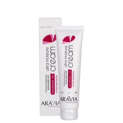 ARAVIA Professional Крем для ног ультраувлажняющий с мочевиной (15%) и PHA-кислотами Ultra Moisture Cream, 100 мл/15