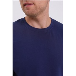 Костюм мужской футболка_шорты (Синий)