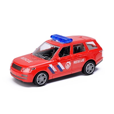 Машина "Пожарный транспорт" (свет, звук) в коробке