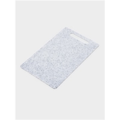 Доски разделочные, набор 2 шт., 24×14 см, 28×18 см, пластик, белые в крапинку