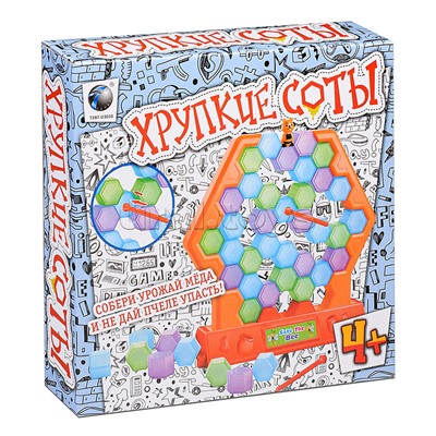 Настольная игра "Хрупкие соты" в коробке