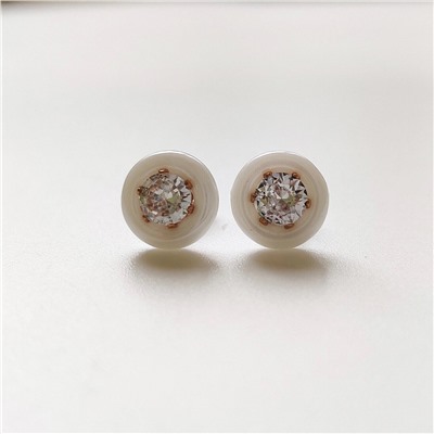 Серьги с керамикой