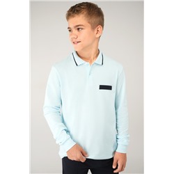 Рубашка-поло с длинным рукавом для мальчика Happyfox