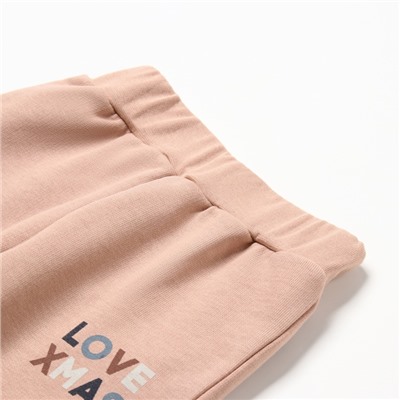 Костюм детский (свитшот, брюки) «Крошка Я. Новогодние игрушки», рост 62-68 см