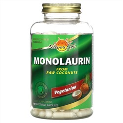Nature's Life, Monolaurin, 180 Vegetarian Capsules