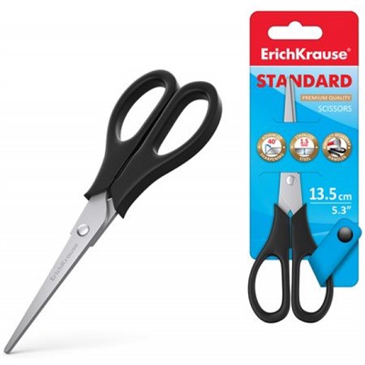 Ножницы 135 мм Standart черные 21919 ErichKrause