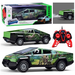 Машина"Дино" р/у, с дымом, 27 MHz, в коробке