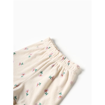 Костюм махровый (шорты и майка) Крошка Я, рост 92-98 см, молочный