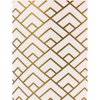 Кашпо для цветов «Золотое напыление», 1.6 л, d=14 см, h=15.5 см, белое, золотистое