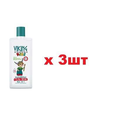 Viking Kids Волшебная гель-пена 2+ 300 мл 3шт