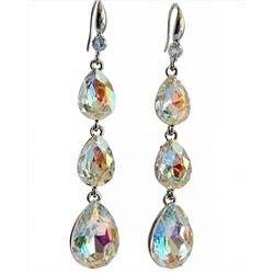 Серьги с чешскими кристаллами