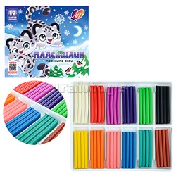 Пластилин 12 цв. "ZOO"