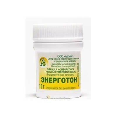 Гранулы гомеопатические "Энерготон"