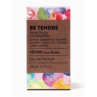 Парфюмерная вода женская Vegan Love Studio Be Tendre, 50 мл (по мотивам Chance Eau Tendre (Chanel)