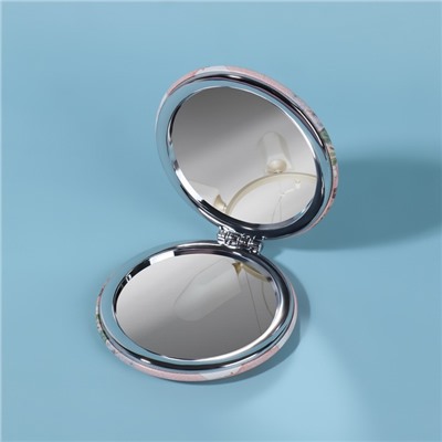 Зеркало складное BEAUTY, с увеличением х2, d=7 см, рисунок МИКС