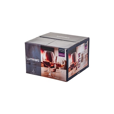 УЦЕНКА Набор бокалов для коньяка «Время дегустаций. Коньяк», 250 мл, 3 шт.