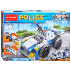 Конструктор "Патрульная полиция" (121 дет.) в коробке