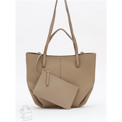 Сумка женская кожаная 1003L apricot Polina&Eiterou  в Новосибирске