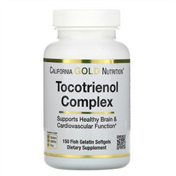 California Gold Nutrition, комплекс токотриенолов, 150 рыбно-желатиновых капсул