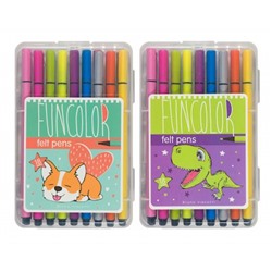 Фломастеры 18цв "FUNCOLOR" в пластиковом пенале 32-0049 Bruno Visconti
