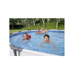 Бассейн каркасный Bestway Steel Pro MAX 56595, 427×84 см, фильтр-насос, круглый