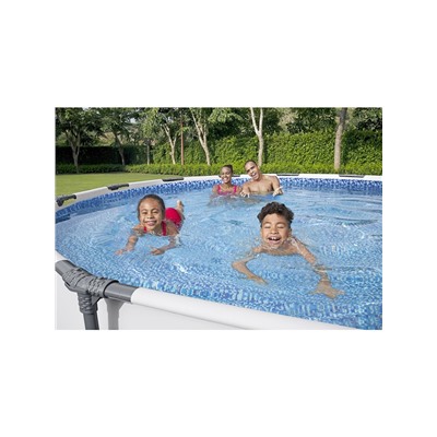 Бассейн каркасный Bestway Steel Pro MAX 56595, 427×84 см, фильтр-насос, круглый