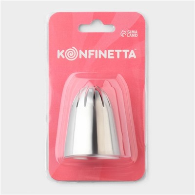 Насадка кондитерская KONFINETTA, d=3.6 см, № F1