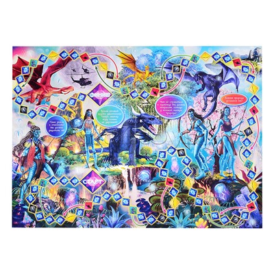 Настольная игра-ходилка "Планета Аватария"