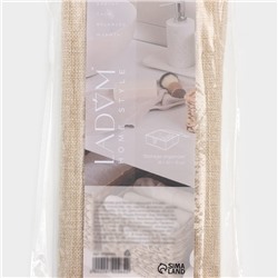 Органайзер для хранения белья LaDо́m «Франческа», 9 ячеек, с крышкой, 35×30×12 см, бежевый