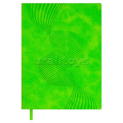 Ежедневник недатированный Escalada, А6+, 160 л., Бейбискин салатовый