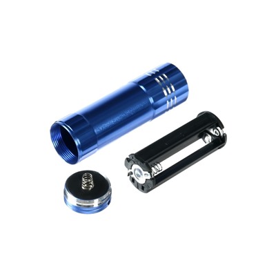 Лампа для маникюра LUF-04, UV/LED, 9 диодов, 9 Вт, от батареек (не в комплекте), голубая