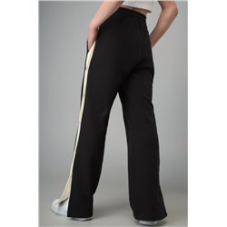 Брюки для девочки с заклепками из футера Happyfox